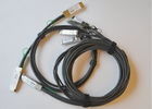 Passive Cisco QSFP + Copper Cable Wiring Twinax QSFP to SFP Cable